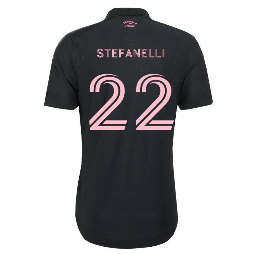 Danxen Damen Nicolás Stefanelli #22 Pink Schwarz Weiß Auswärtstrikot Trikot 2026/27 T-Shirt