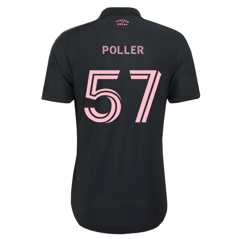 Danxen Damen Sebastian Poller #57 Pink Schwarz Weiß Auswärtstrikot Trikot 2026/27 T-Shirt
