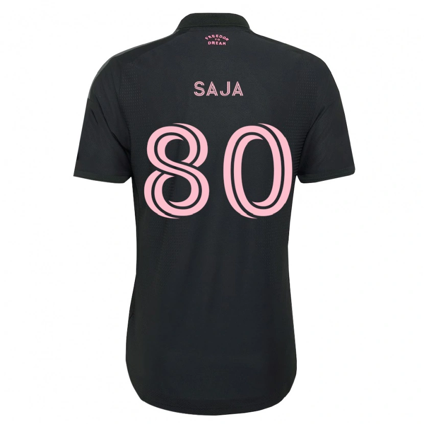 Danxen Damen Mateo Saja #80 Pink Schwarz Weiß Auswärtstrikot Trikot 2026/27 T-Shirt