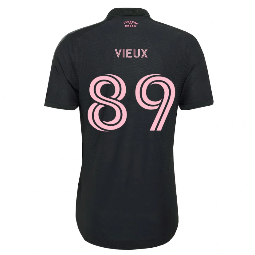 Danxen Damen Matthias Vieux #89 Pink Schwarz Weiß Auswärtstrikot Trikot 2026/27 T-Shirt