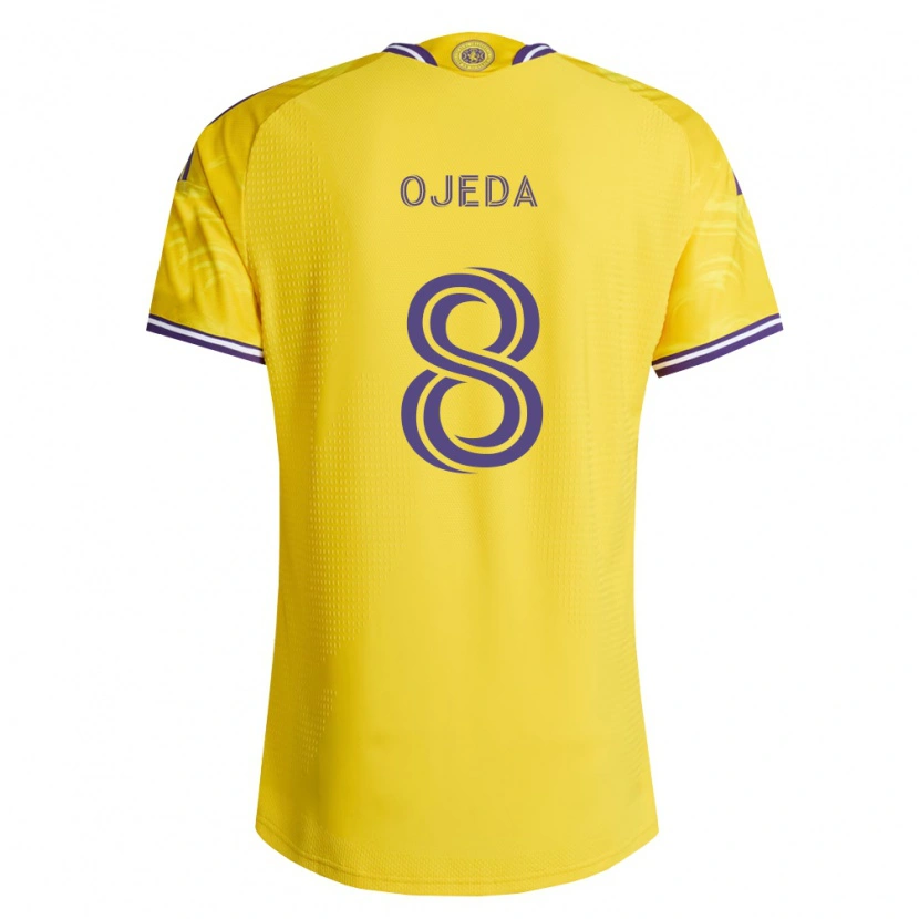 Danxen Damen Braian Ojeda #8 Gelb Violett Auswärtstrikot Trikot 2026/27 T-Shirt