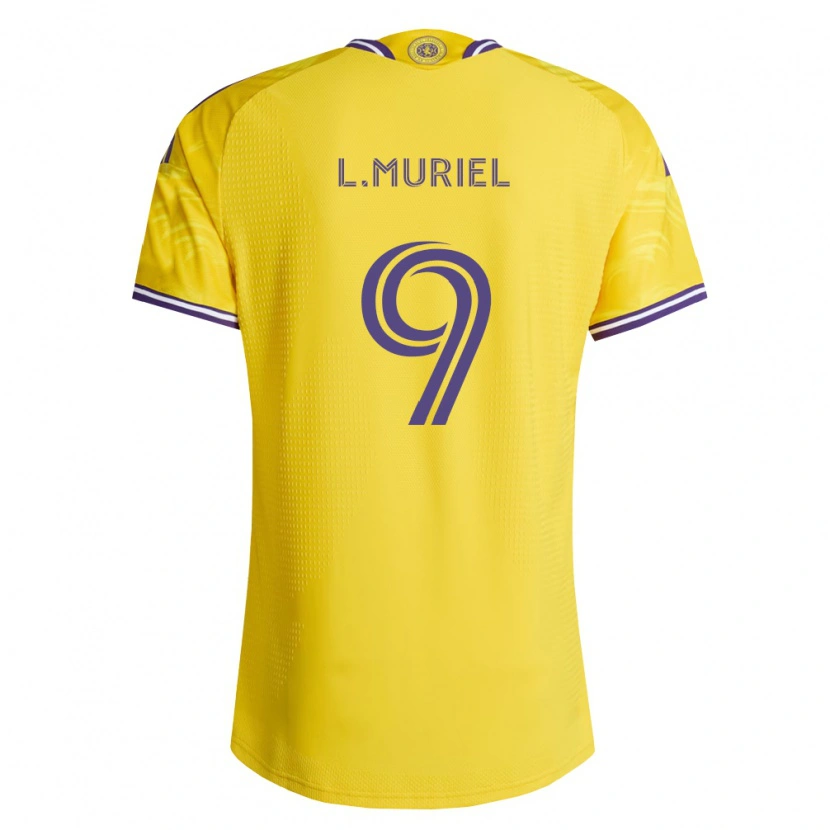 Danxen Damen Luis Muriel #9 Gelb Violett Auswärtstrikot Trikot 2026/27 T-Shirt
