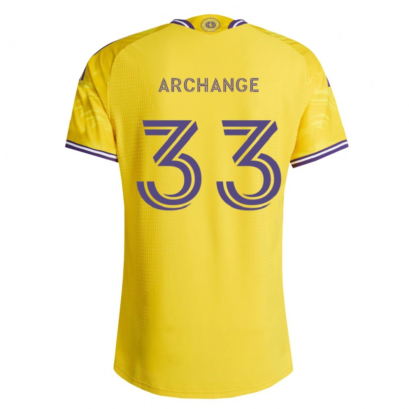 Danxen Damen Clovis Archange #33 Gelb Violett Auswärtstrikot Trikot 2026/27 T-Shirt