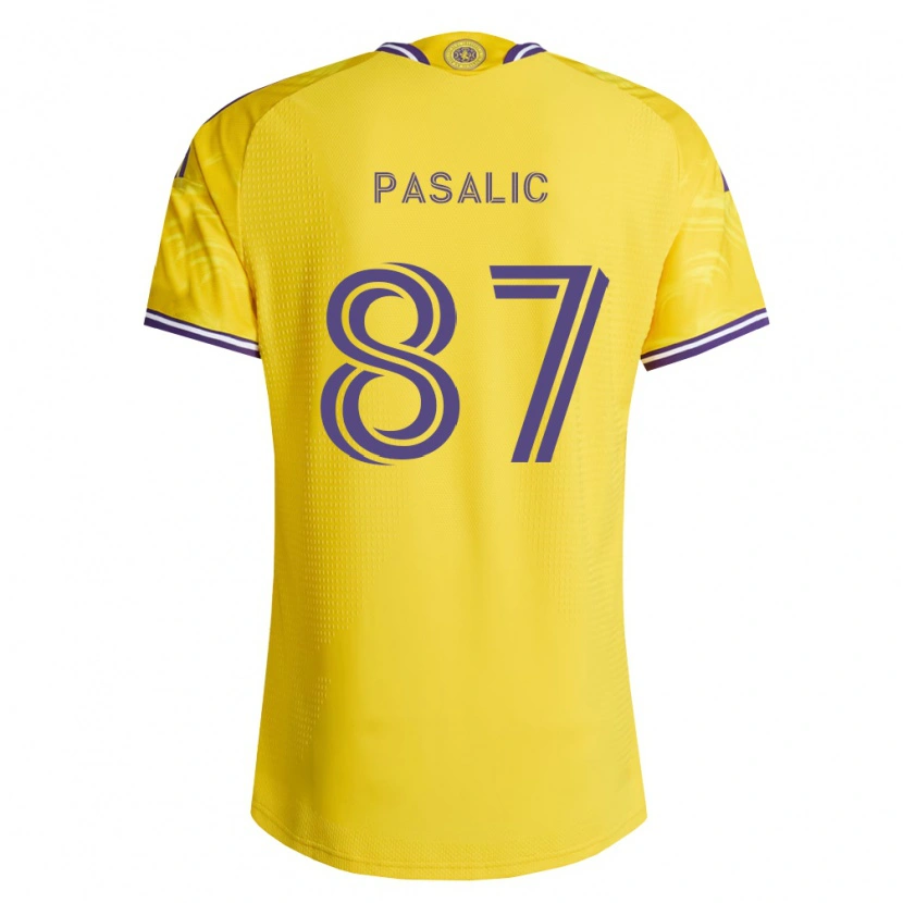Danxen Damen Marco Pašalić #87 Gelb Violett Auswärtstrikot Trikot 2026/27 T-Shirt