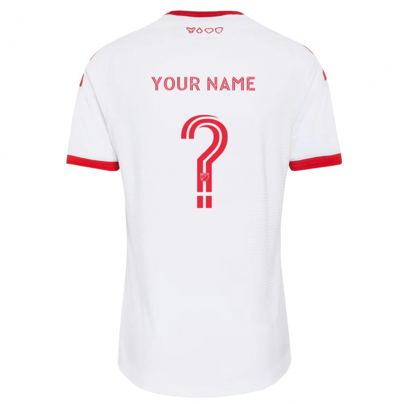 Danxen Damen Ihren Namen #0 Weiß Rot Schwarz Auswärtstrikot Trikot 2026/27 T-Shirt