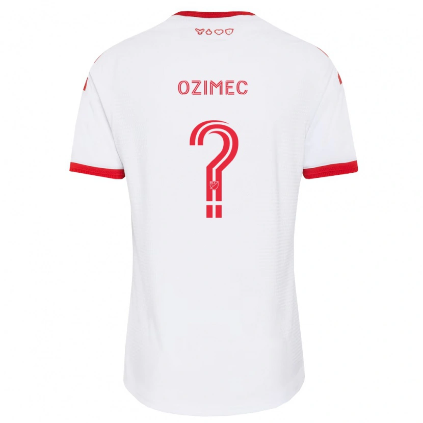 Danxen Damen Lucas Ozimec #0 Weiß Rot Schwarz Auswärtstrikot Trikot 2026/27 T-Shirt