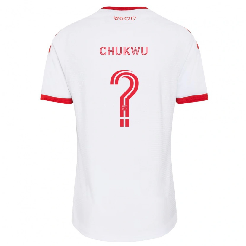 Danxen Damen Robert Chukwu #0 Weiß Rot Schwarz Auswärtstrikot Trikot 2026/27 T-Shirt