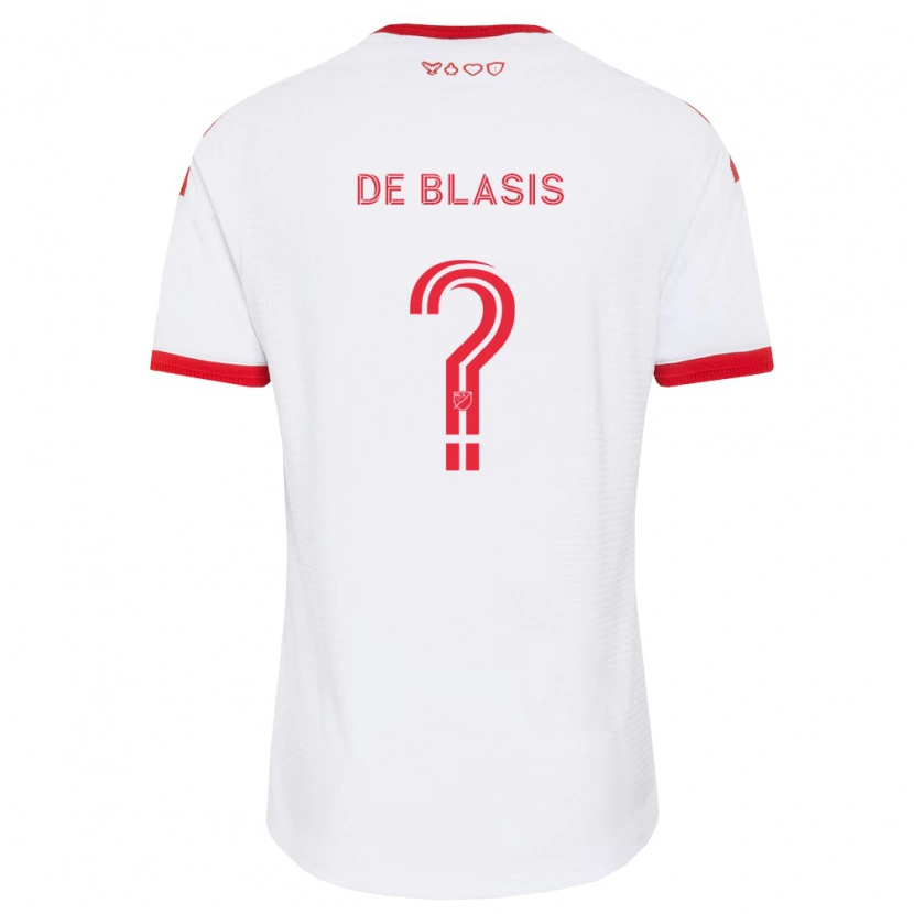 Danxen Damen Noah De Blasis #0 Weiß Rot Schwarz Auswärtstrikot Trikot 2026/27 T-Shirt