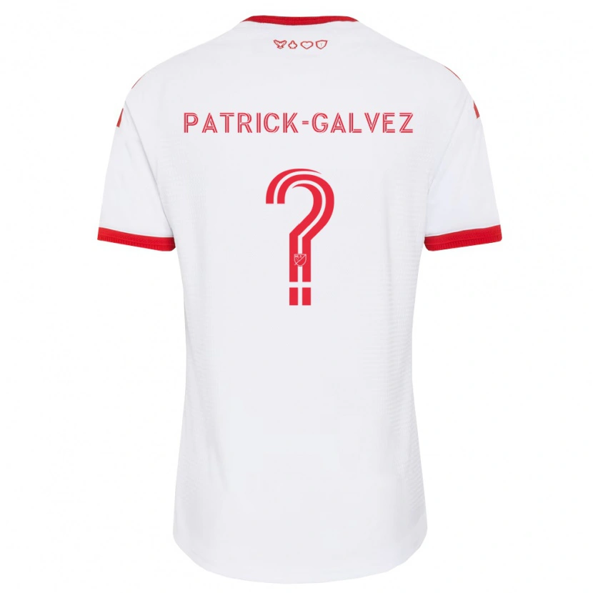 Danxen Damen Pablo Patrick-Galvez #0 Weiß Rot Schwarz Auswärtstrikot Trikot 2026/27 T-Shirt