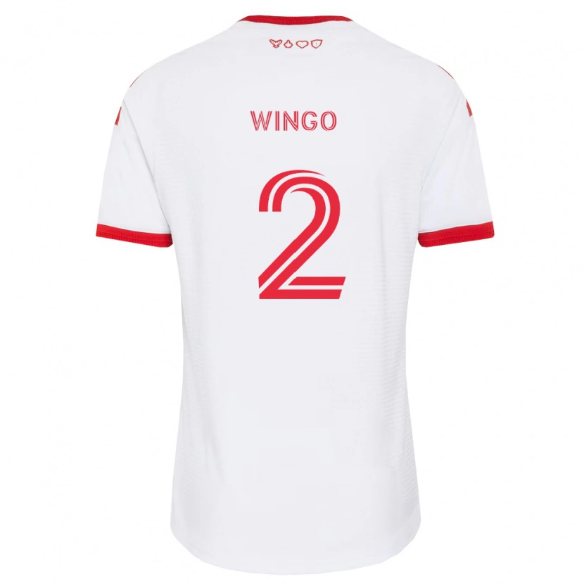 Danxen Damen Henry Wingo #2 Weiß Rot Schwarz Auswärtstrikot Trikot 2026/27 T-Shirt