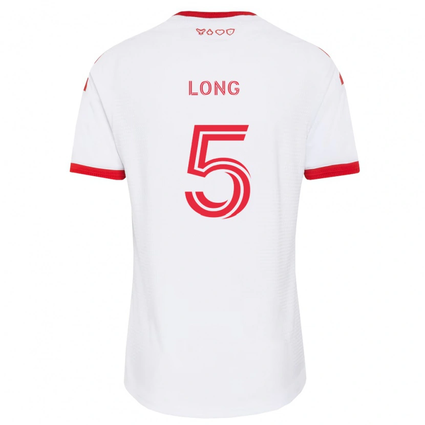 Danxen Damen Kevin Long #5 Weiß Rot Schwarz Auswärtstrikot Trikot 2026/27 T-Shirt