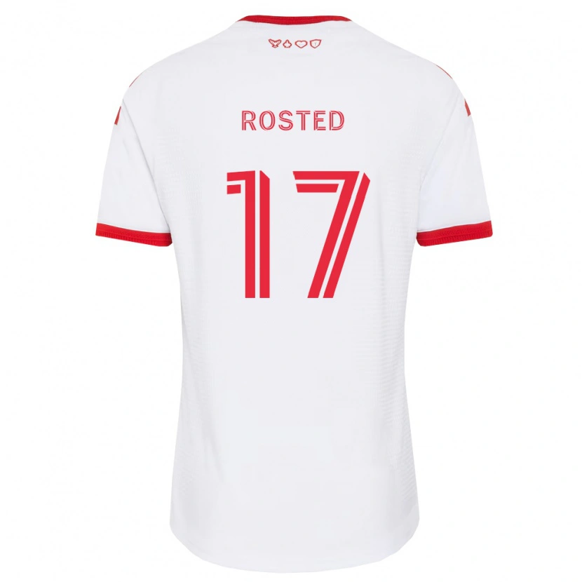Danxen Damen Sigurd Rosted #17 Weiß Rot Schwarz Auswärtstrikot Trikot 2026/27 T-Shirt