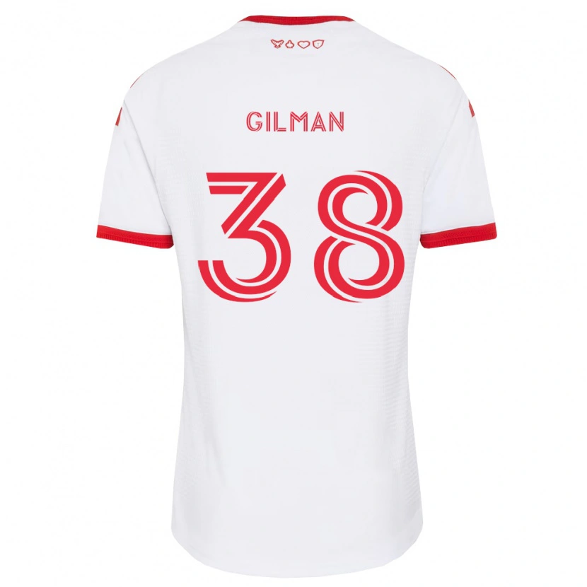Danxen Damen Jackson Gilman #38 Weiß Rot Schwarz Auswärtstrikot Trikot 2026/27 T-Shirt