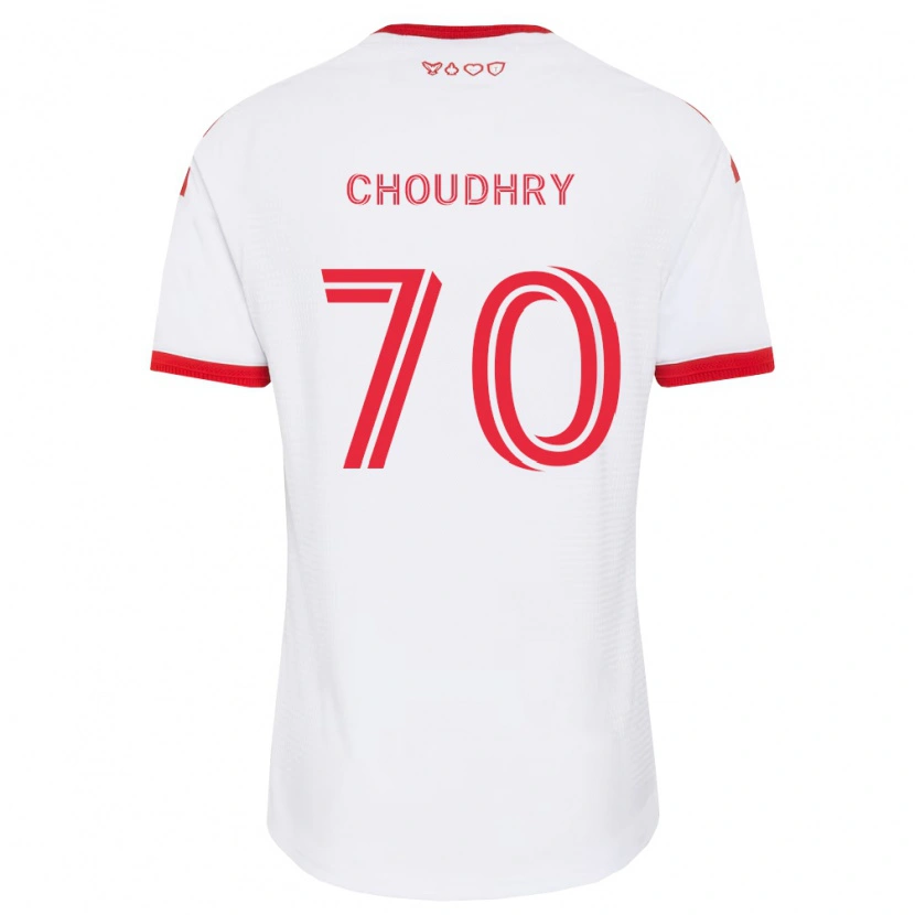 Danxen Damen Benjamin Choudhry #70 Weiß Rot Schwarz Auswärtstrikot Trikot 2026/27 T-Shirt