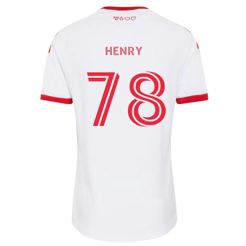 Danxen Damen Malik Henry #78 Weiß Rot Schwarz Auswärtstrikot Trikot 2026/27 T-Shirt