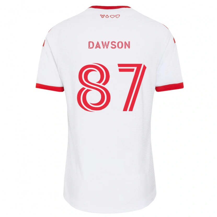 Danxen Damen Lucas Dawson #87 Weiß Rot Schwarz Auswärtstrikot Trikot 2026/27 T-Shirt