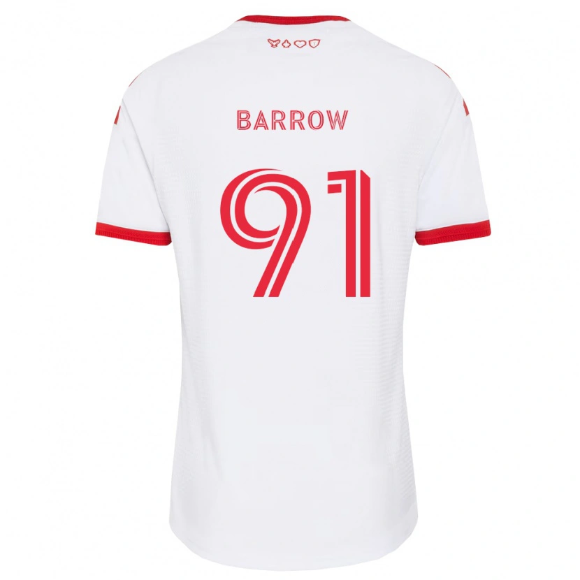 Danxen Damen Dékwon Barrow #91 Weiß Rot Schwarz Auswärtstrikot Trikot 2026/27 T-Shirt