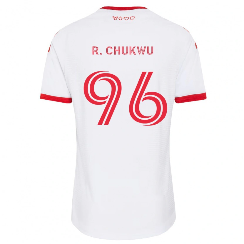 Danxen Damen Richard Chukwu #96 Weiß Rot Schwarz Auswärtstrikot Trikot 2026/27 T-Shirt
