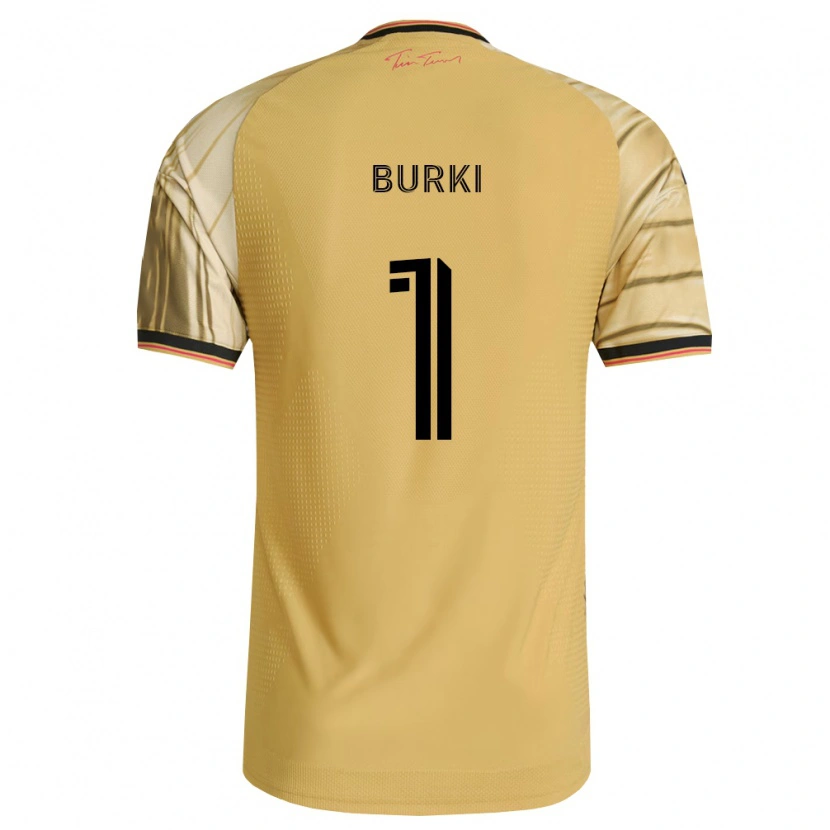 Danxen Damen Roman Bürki #1 Braun Gelb Schwarz Auswärtstrikot Trikot 2026/27 T-Shirt