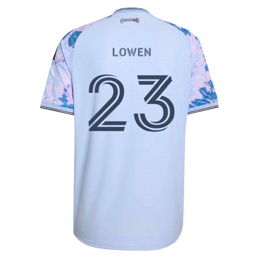 Danxen Damen Eduard Löwen #23 Königsblau Weiß Schwarz Auswärtstrikot Trikot 2026/27 T-Shirt