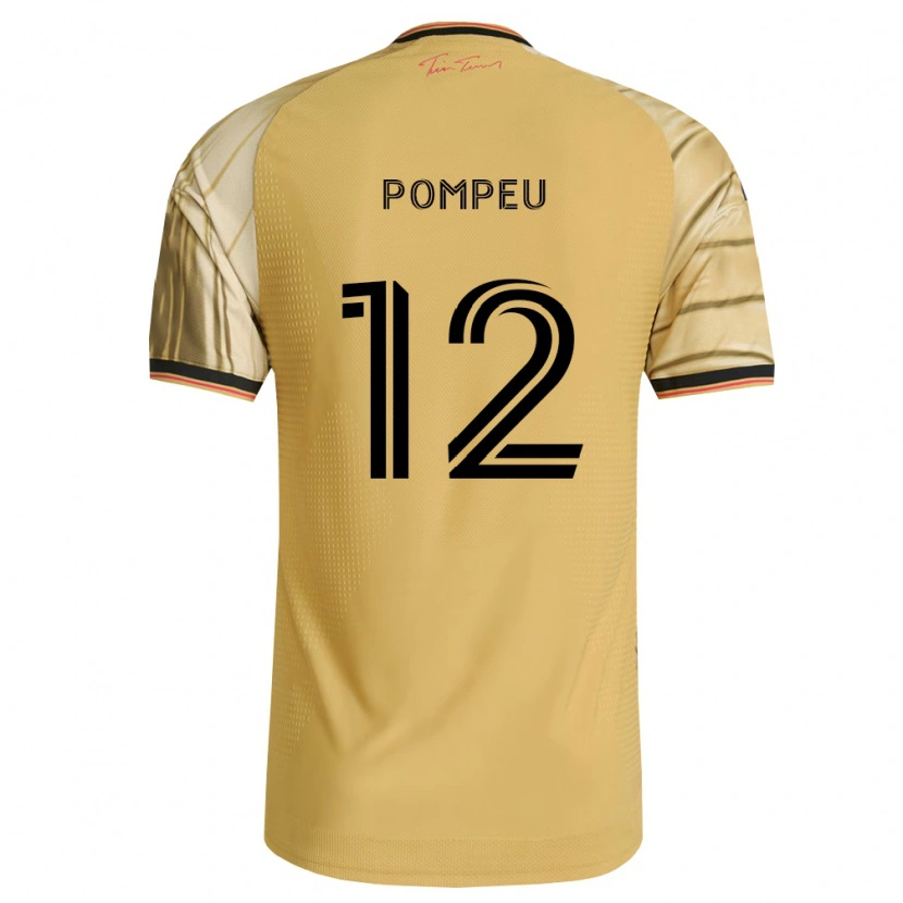 Danxen Damen Célio Pompeu #12 Braun Gelb Schwarz Auswärtstrikot Trikot 2026/27 T-Shirt