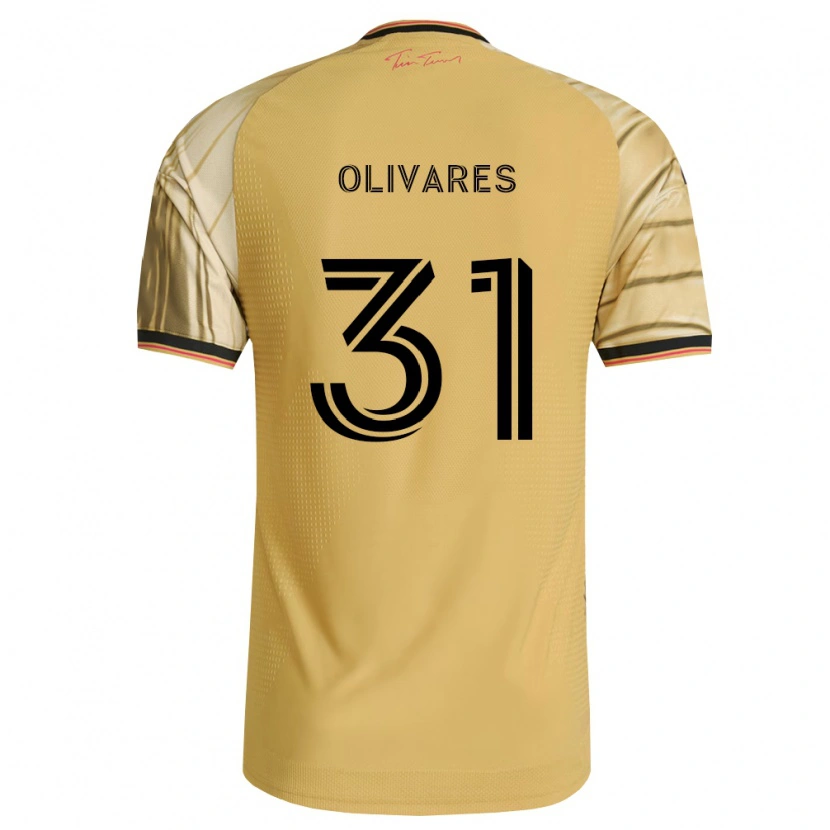 Danxen Damen Christian Olivares #31 Braun Gelb Schwarz Auswärtstrikot Trikot 2026/27 T-Shirt