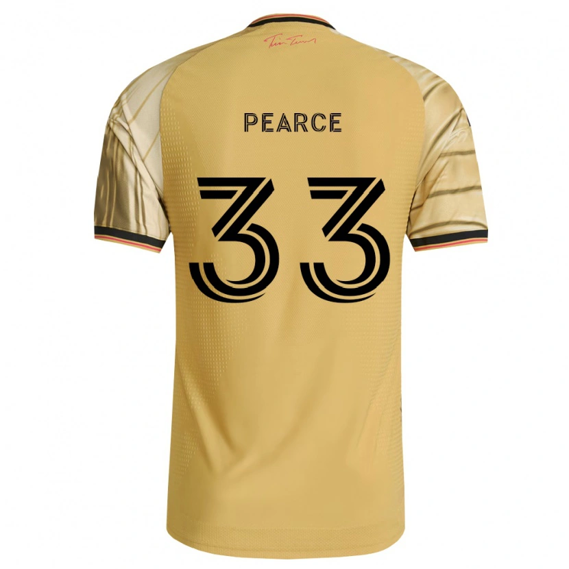 Danxen Damen Tyson Pearce #33 Braun Gelb Schwarz Auswärtstrikot Trikot 2026/27 T-Shirt