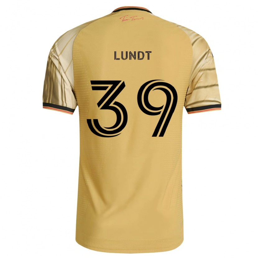 Danxen Damen Ben Lundt #39 Braun Gelb Schwarz Auswärtstrikot Trikot 2026/27 T-Shirt