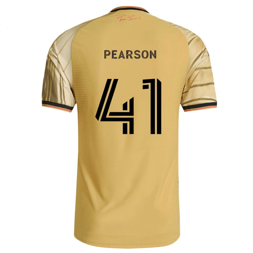 Danxen Damen Christopher Pearson #41 Braun Gelb Schwarz Auswärtstrikot Trikot 2026/27 T-Shirt