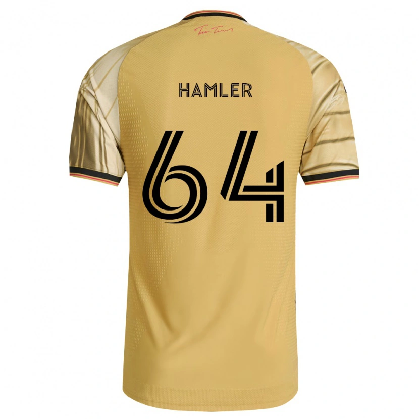 Danxen Damen Cobe Hamler #64 Braun Gelb Schwarz Auswärtstrikot Trikot 2026/27 T-Shirt
