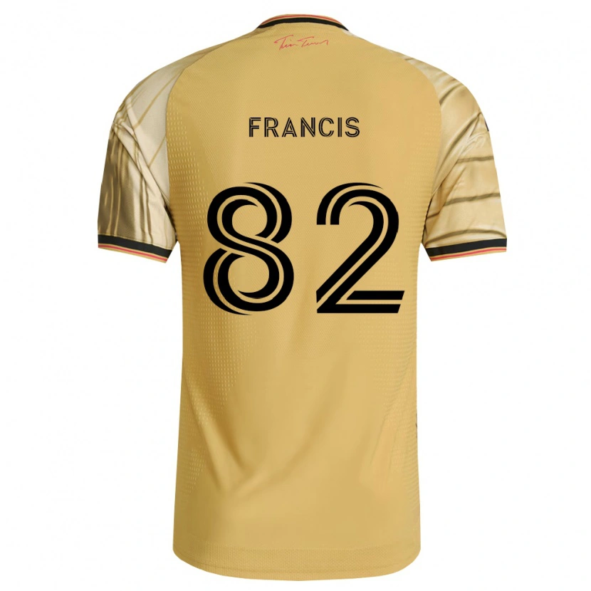 Danxen Damen Patrick Francis #82 Braun Gelb Schwarz Auswärtstrikot Trikot 2026/27 T-Shirt