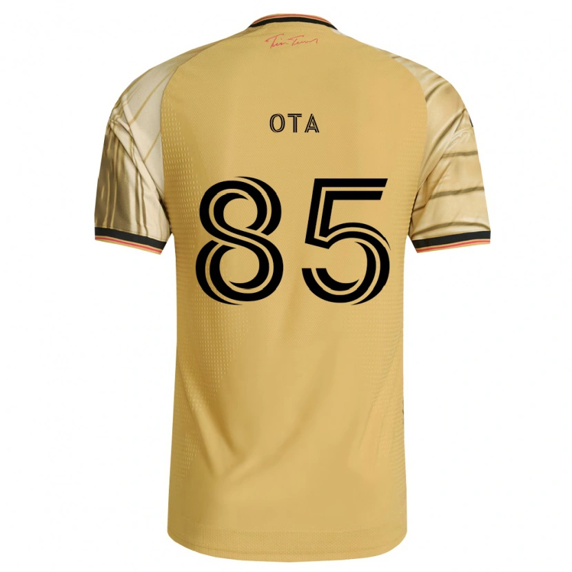 Danxen Damen Yuichiro Ota #85 Braun Gelb Schwarz Auswärtstrikot Trikot 2026/27 T-Shirt