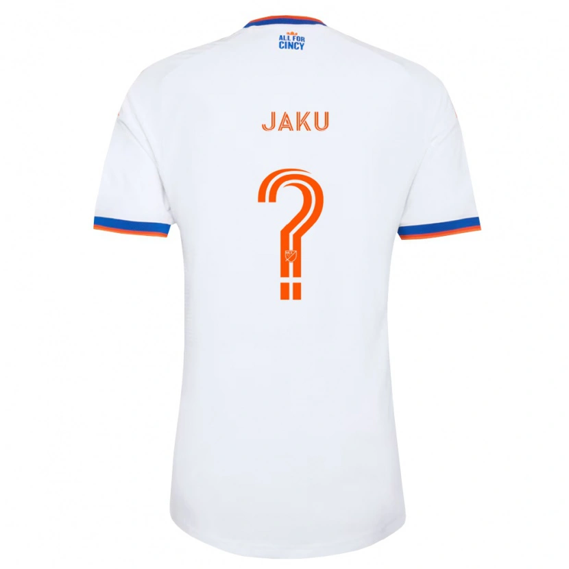 Danxen Damen John Jaku #0 Weiß Marineblau Orange Auswärtstrikot Trikot 2026/27 T-Shirt
