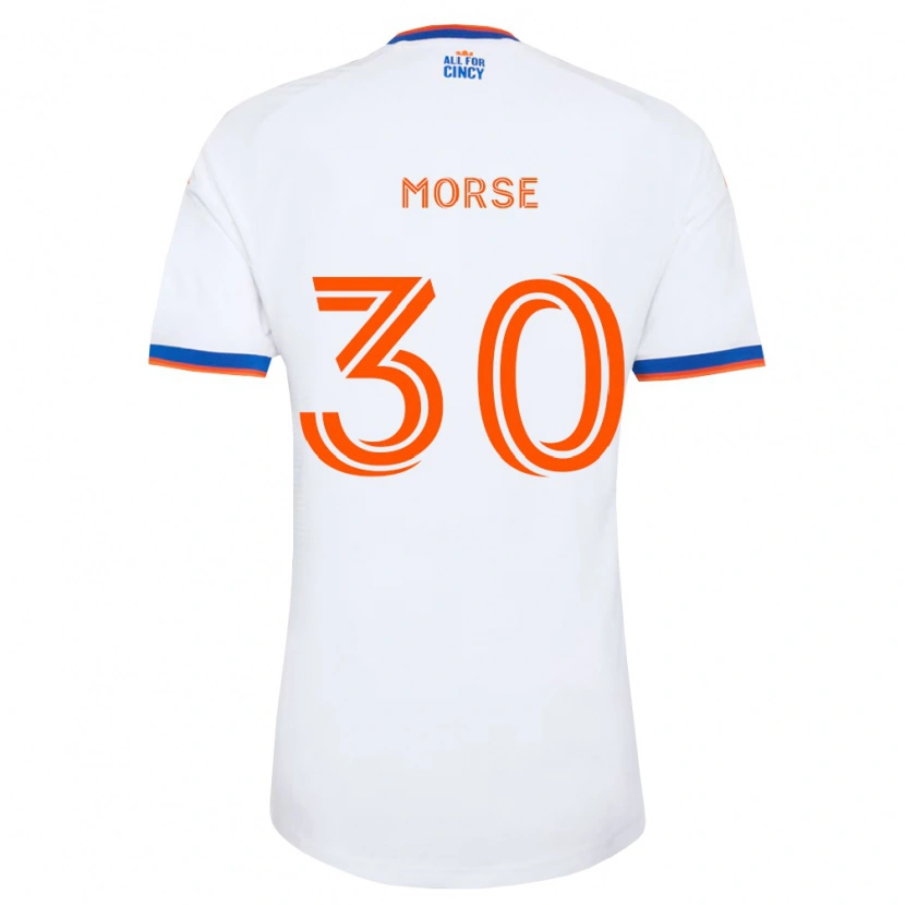 Danxen Damen Hunter Morse #30 Weiß Marineblau Orange Auswärtstrikot Trikot 2026/27 T-Shirt