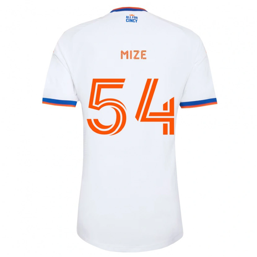 Danxen Damen Jack Mize #54 Weiß Marineblau Orange Auswärtstrikot Trikot 2026/27 T-Shirt