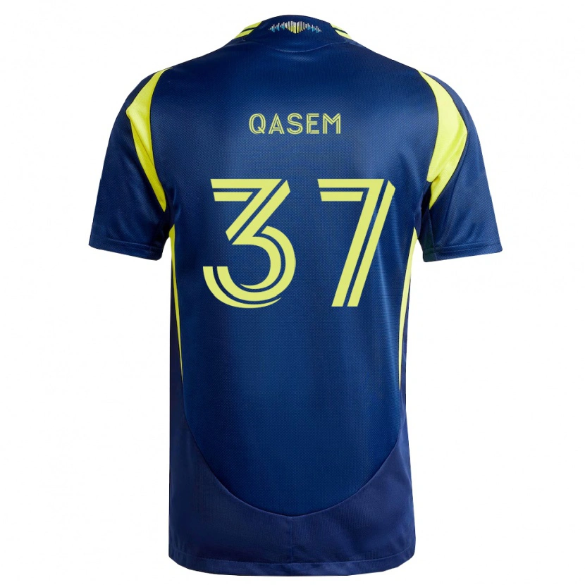 Danxen Damen Ahmed Qasem #37 Gelb Marineblau Auswärtstrikot Trikot 2026/27 T-Shirt