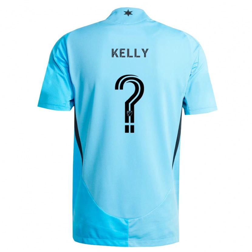 Danxen Damen Oliver Kelly #0 Hellblau Schwarz Auswärtstrikot Trikot 2026/27 T-Shirt