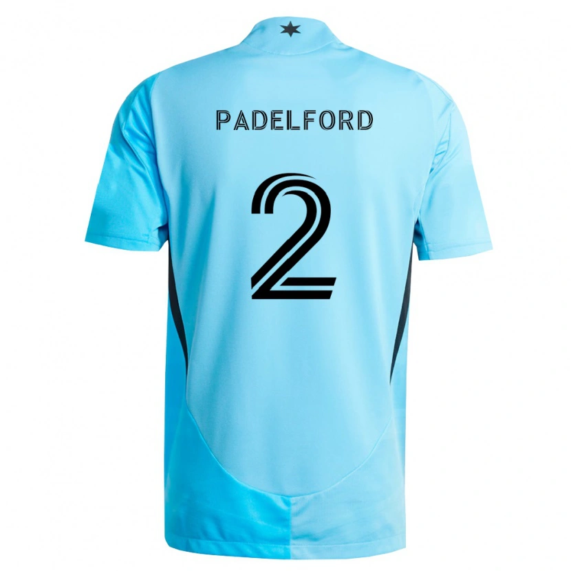 Danxen Damen Devin Padelford #2 Hellblau Schwarz Auswärtstrikot Trikot 2026/27 T-Shirt