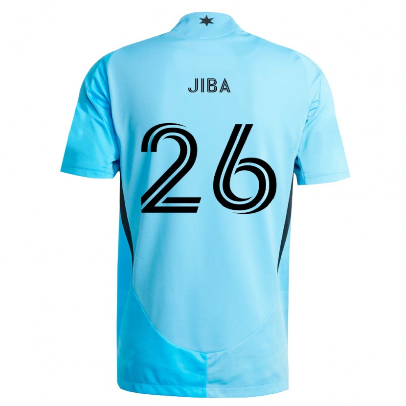 Danxen Damen Ryen Jiba #26 Hellblau Schwarz Auswärtstrikot Trikot 2026/27 T-Shirt