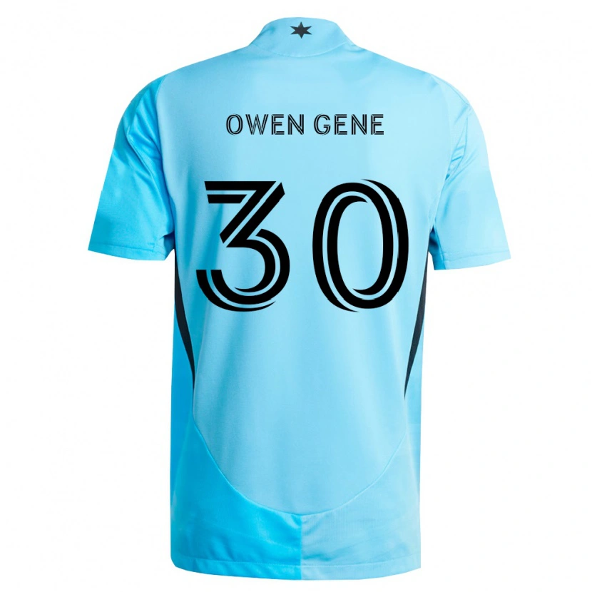 Danxen Damen Owen Gene #30 Hellblau Schwarz Auswärtstrikot Trikot 2026/27 T-Shirt