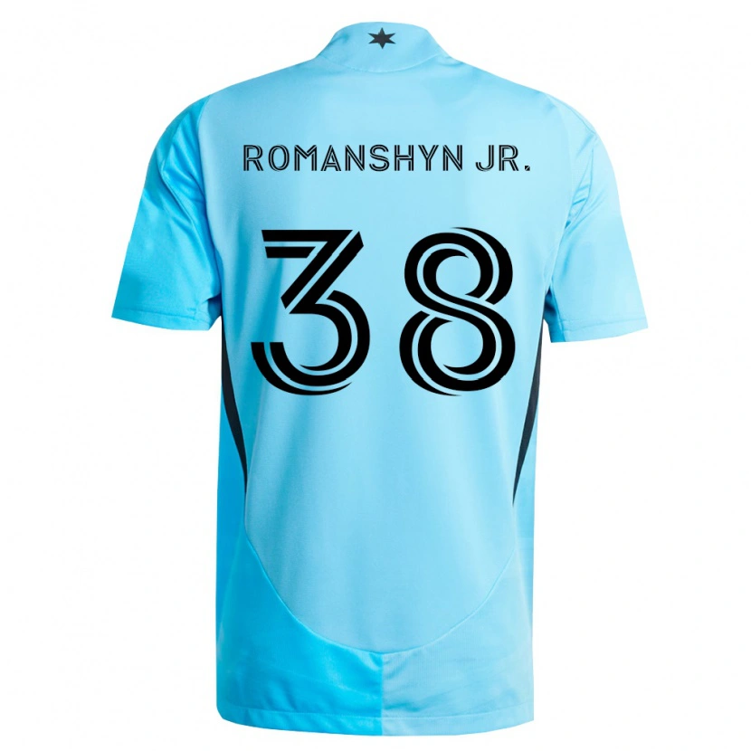 Danxen Damen Kage Romanshyn Jr. #38 Hellblau Schwarz Auswärtstrikot Trikot 2026/27 T-Shirt