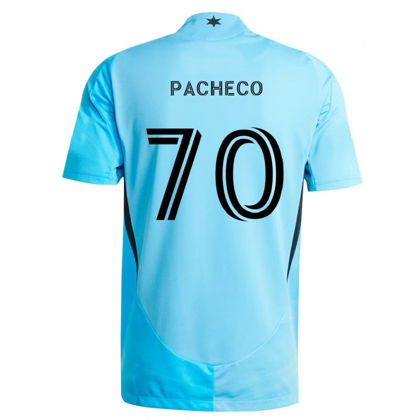 Danxen Damen Diogo Pacheco #70 Hellblau Schwarz Auswärtstrikot Trikot 2026/27 T-Shirt