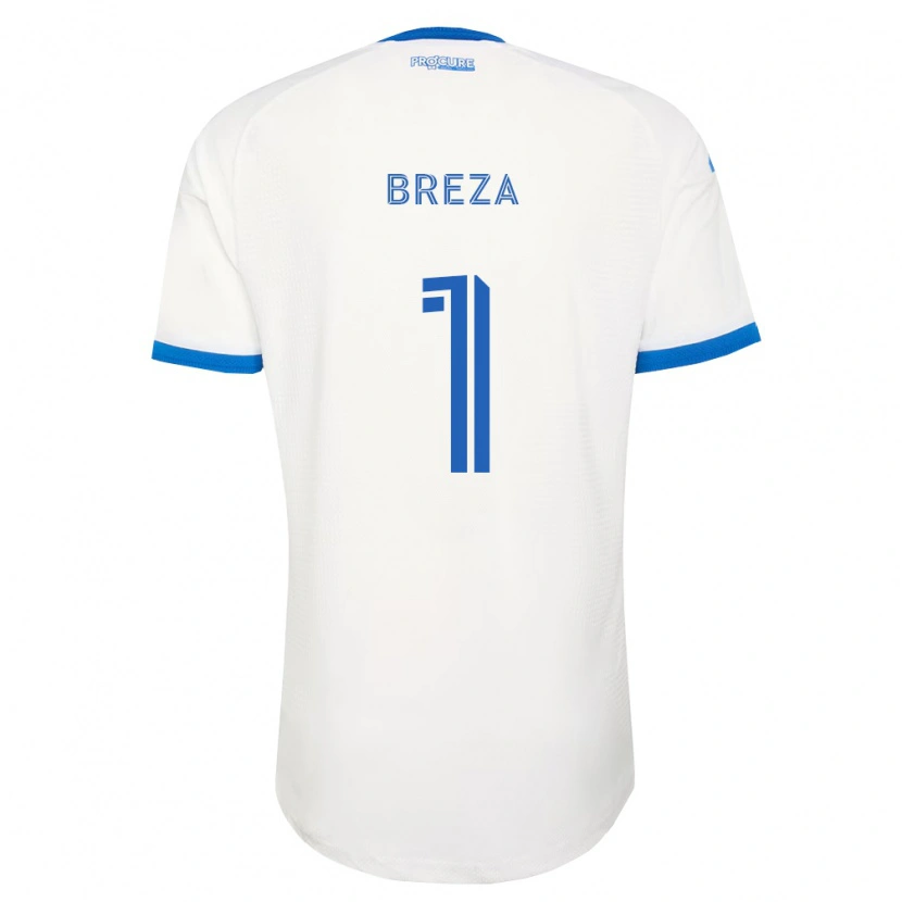 Danxen Damen Sébastian Breza #1 Himmelblau Weiß Auswärtstrikot Trikot 2026/27 T-Shirt