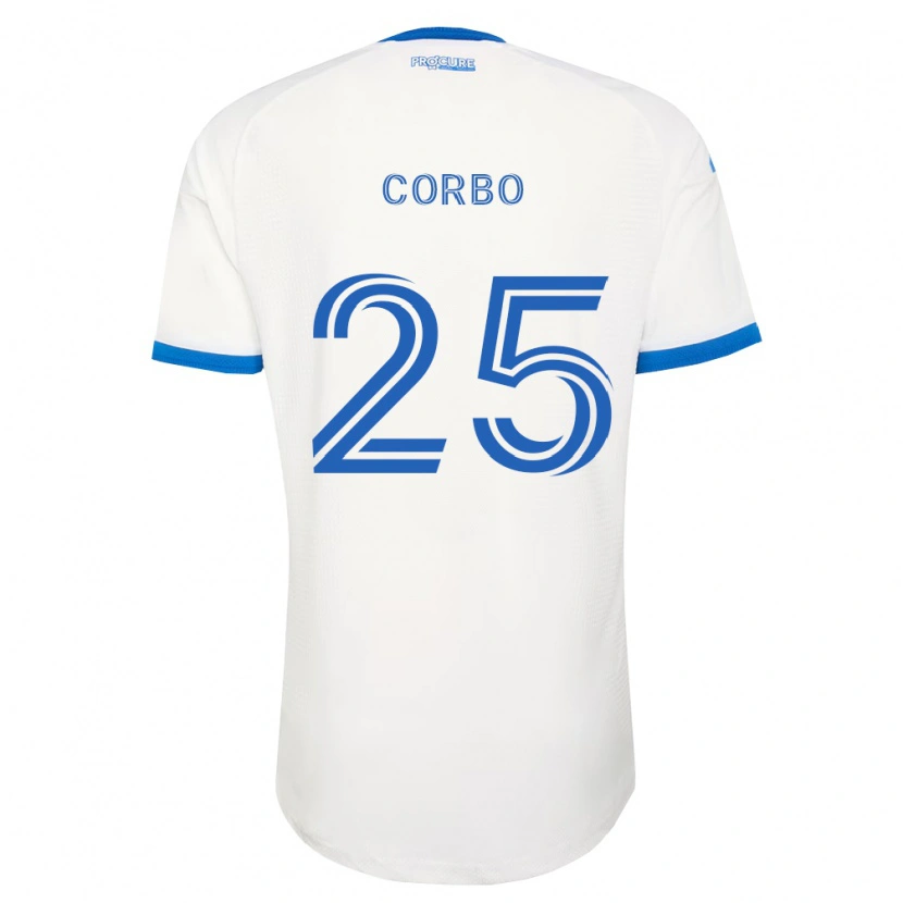 Danxen Damen Gabriele Corbo #25 Himmelblau Weiß Auswärtstrikot Trikot 2026/27 T-Shirt