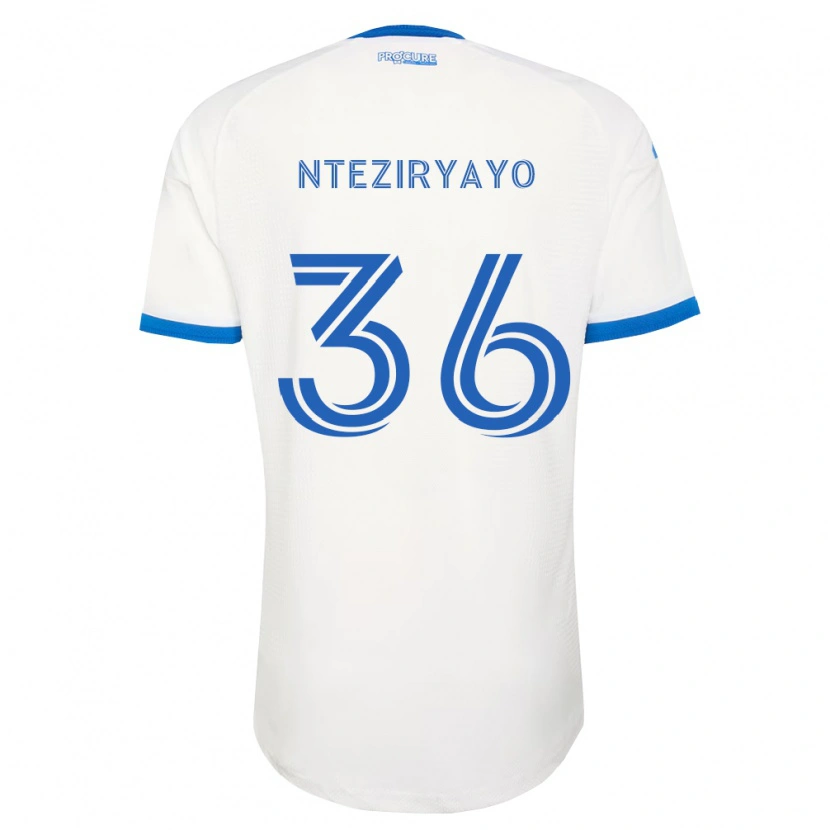 Danxen Damen Josh Nteziryayo #36 Himmelblau Weiß Auswärtstrikot Trikot 2026/27 T-Shirt
