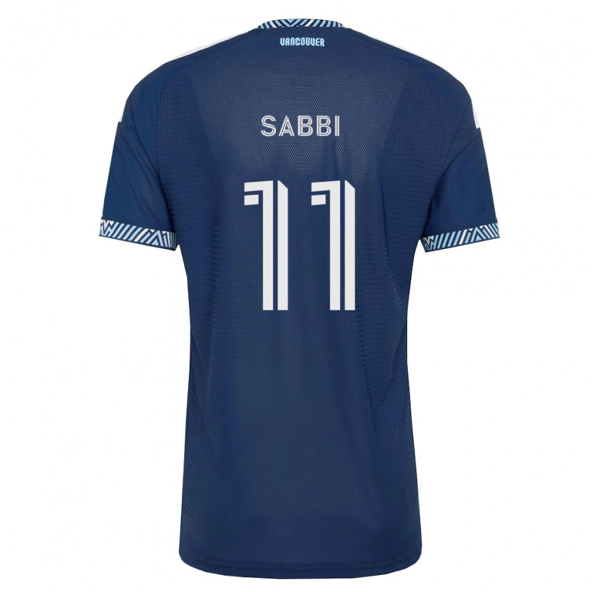 Danxen Damen Emmanuel Sabbi #11 Tiefblau Weiß Auswärtstrikot Trikot 2026/27 T-Shirt