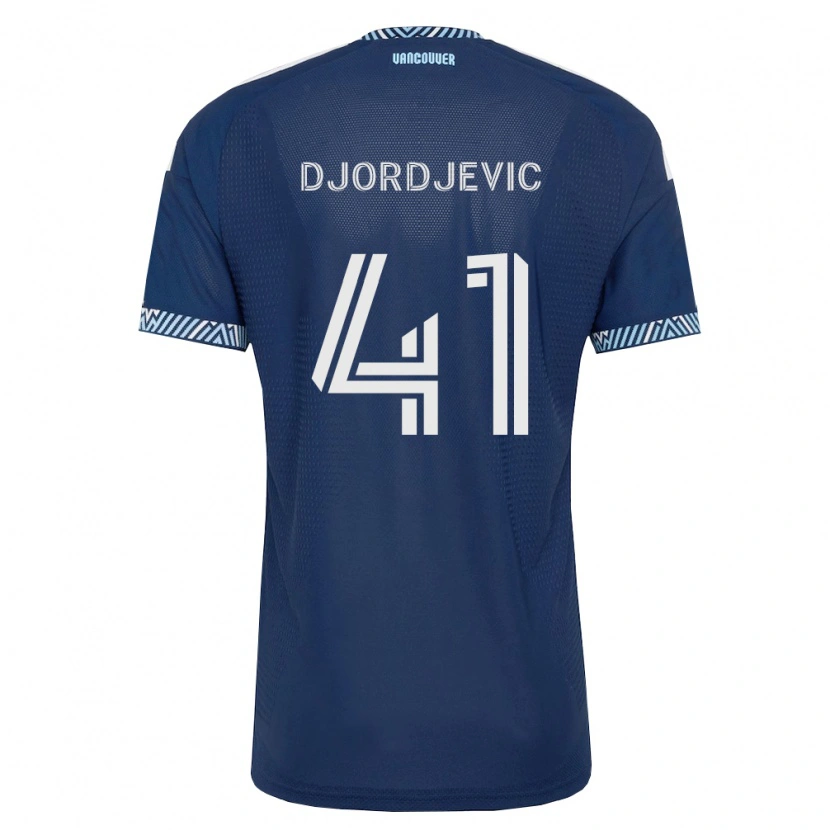 Danxen Damen Nikola Djordjevic #41 Tiefblau Weiß Auswärtstrikot Trikot 2026/27 T-Shirt