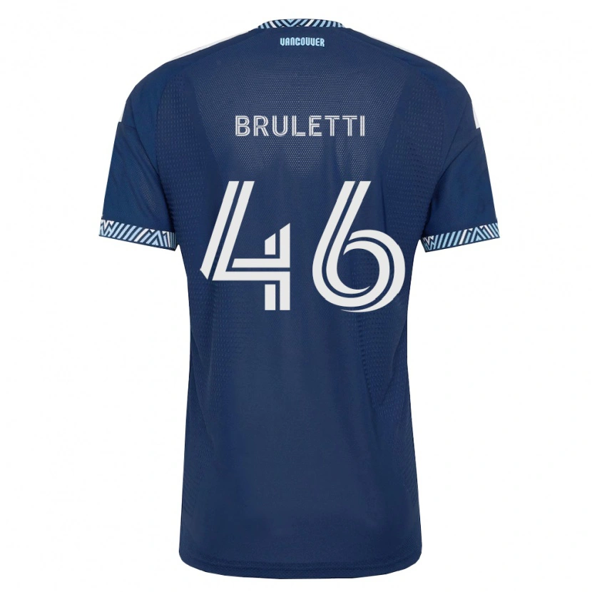 Danxen Damen Cristiano Bruletti #46 Tiefblau Weiß Auswärtstrikot Trikot 2026/27 T-Shirt