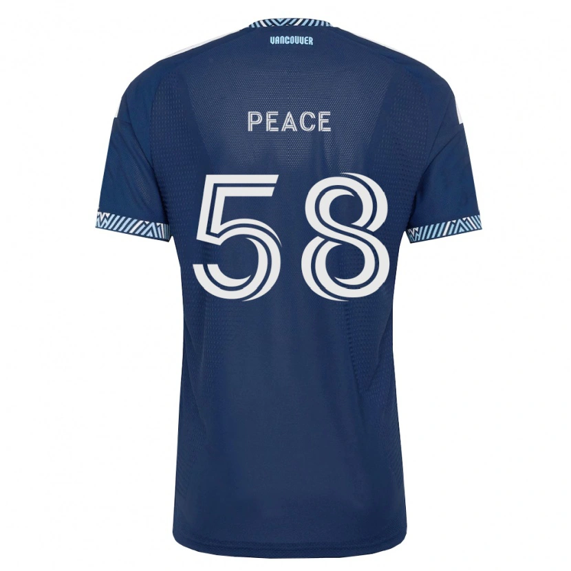Danxen Damen Jesse Peace #58 Tiefblau Weiß Auswärtstrikot Trikot 2026/27 T-Shirt