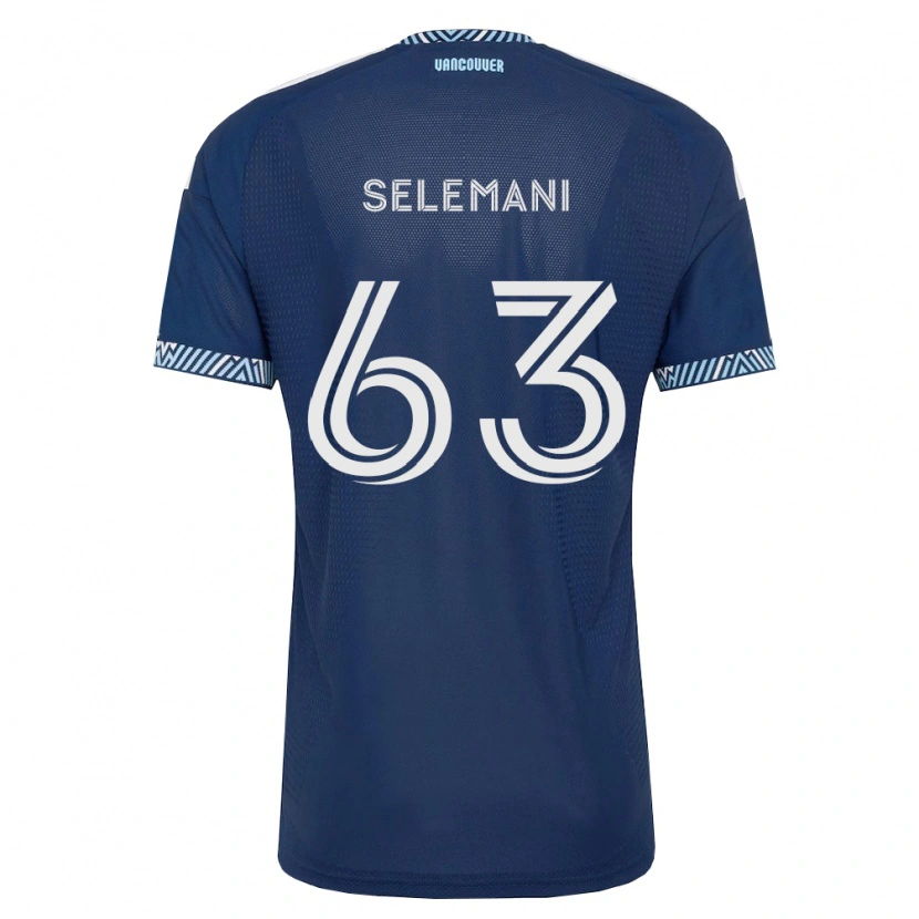 Danxen Damen Johnny Selemani #63 Tiefblau Weiß Auswärtstrikot Trikot 2026/27 T-Shirt